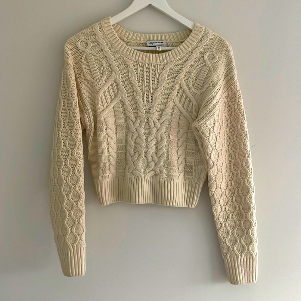 & Other Stories Fisherman Cable Wool Sweater